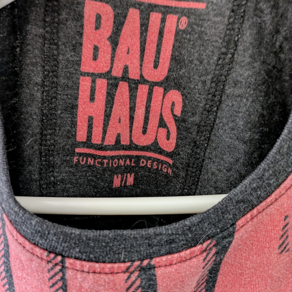 Bauhaus Red and Black Men's Tee - Picture 5 of 5